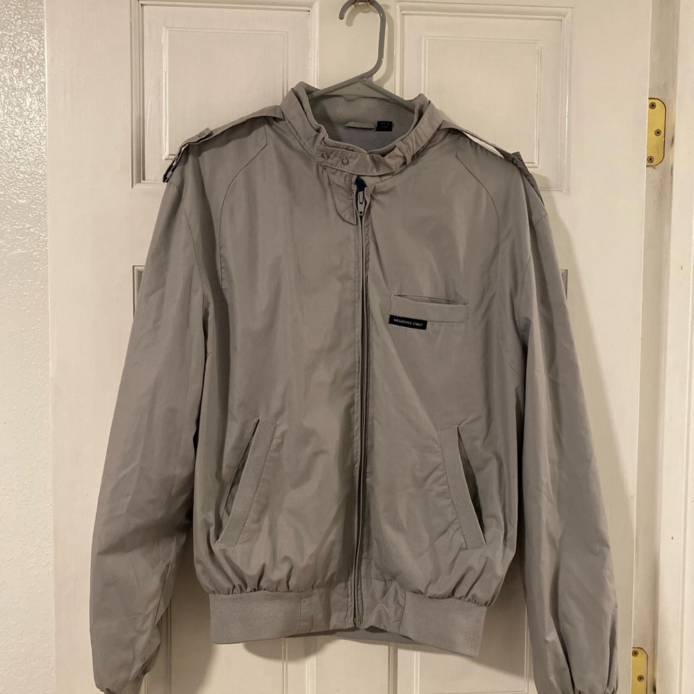Vintage Member’s Only Gray Jacket